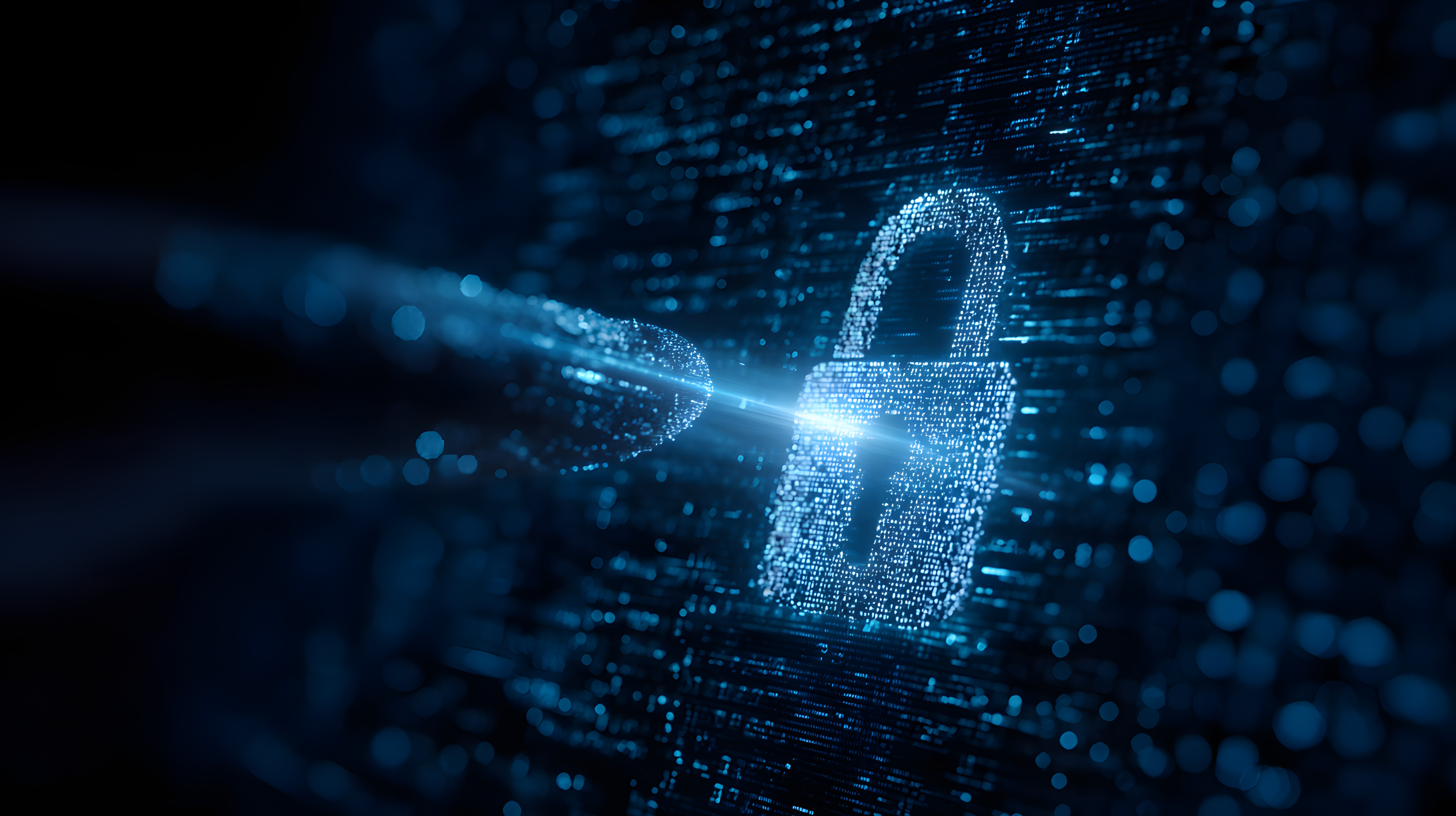 Cybersecurity and data protection concept representing AI and financial crime